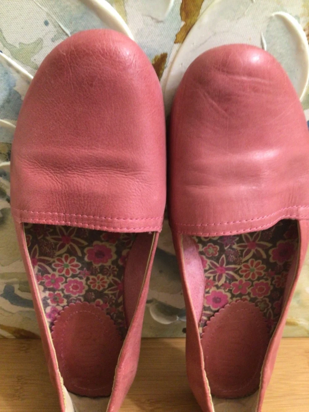 Latigo Leather Shoes Women's Leather Bettie Flats Ballet Size 9,5